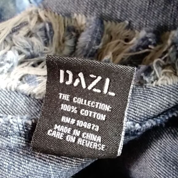 DAZI BOY BYE JEANS JACKET SIZE XL UNOSEX - Picture 7 of 8